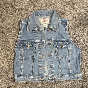 Levi's Light Blue Denim Vest